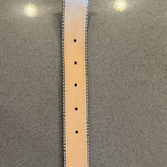 Motion East Vintage Silver Gold Metallic Fashion
Belt, Size M - Picture 7 of 12